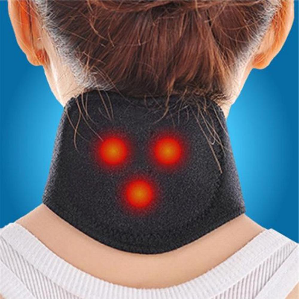 Cou ceinture ajustable Tourmaline auto-chauffant thérapie magnétique cou ceinture ajustable orthèse soulagement de la douleur vertèbre cervicale protéger les soins de santé