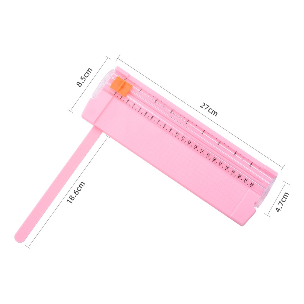 Mini A4 A5 Paper Cutter Cutting Card Trimmer Ruler Blade Mat Scrapbook School Office Kids Safety Label Art Photo Portable Mini