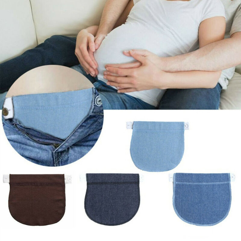 Kvinder gravide bukser bælte forlængelse spænde elastisk talje knap forlængelse udvidet graviditet barsel forlængelse spænde