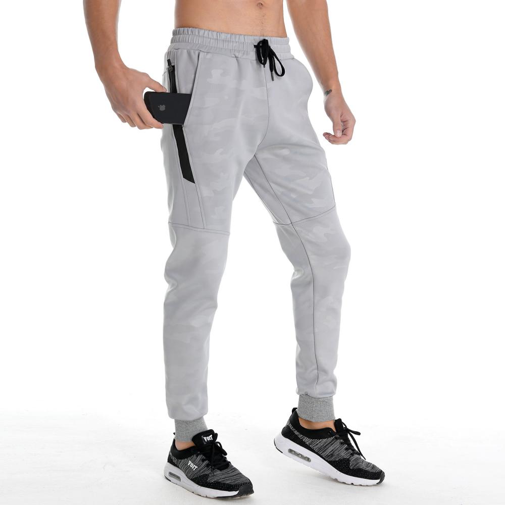 Mens Joggers Casual Pants Fitness Sportswear Tracksuit Bottoms Skinny Streetwear Sweatpants Gray Men Trousers Jogger Track Pants