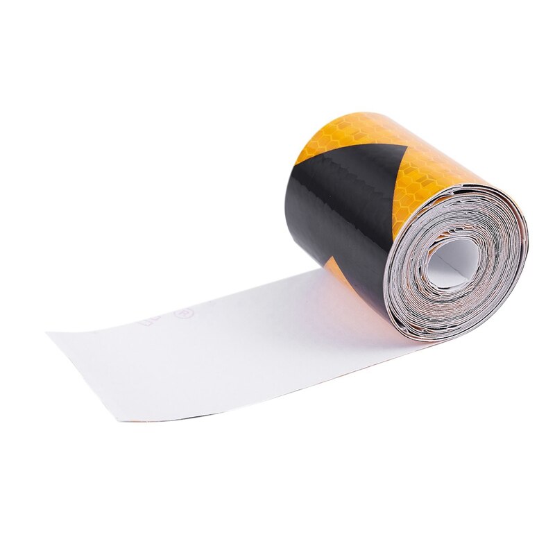 1x 2 Inch X 10Ft 3 Meters Night Reflective Safety Warning Tape Strip Sticker Black Yellow & High Temp Tape 5 Pack Polyimide High