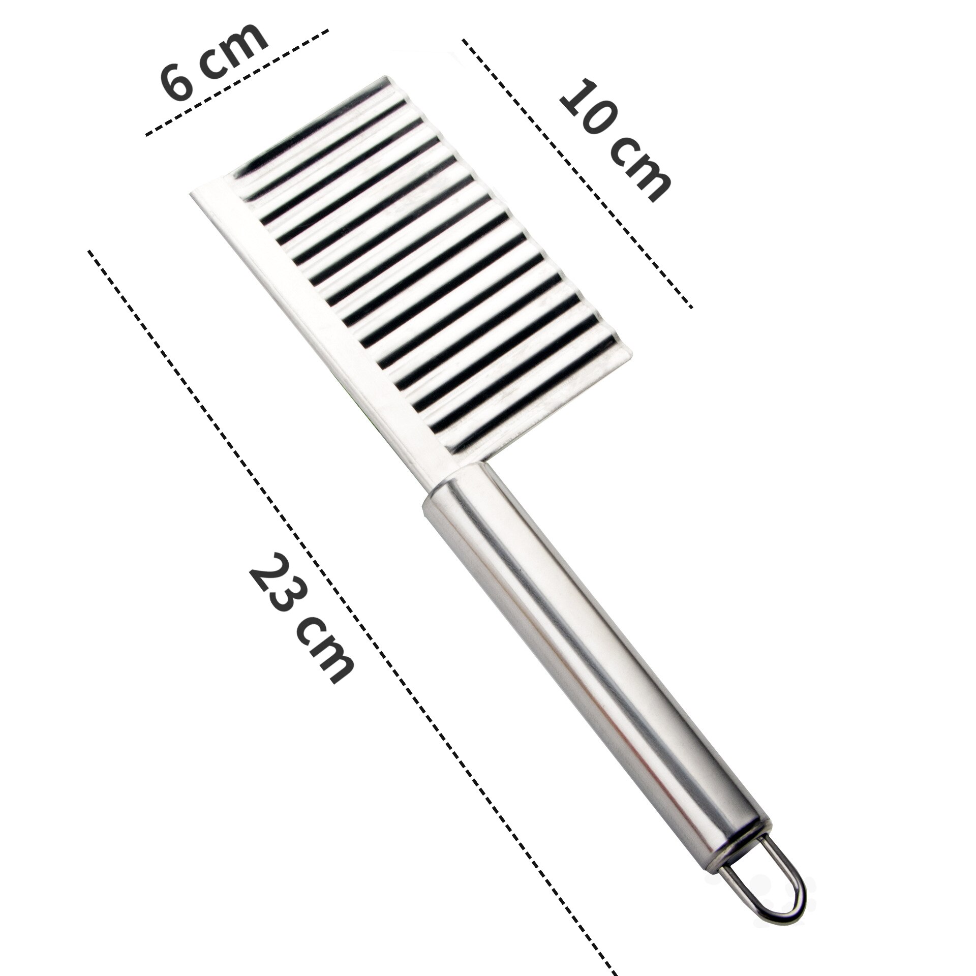 Stainless Steel Potato Cutter French Fries Knife Cheese Grease Knife Cake Cheese Corner Knife Kitchen Baking Gadgets: Potato knife