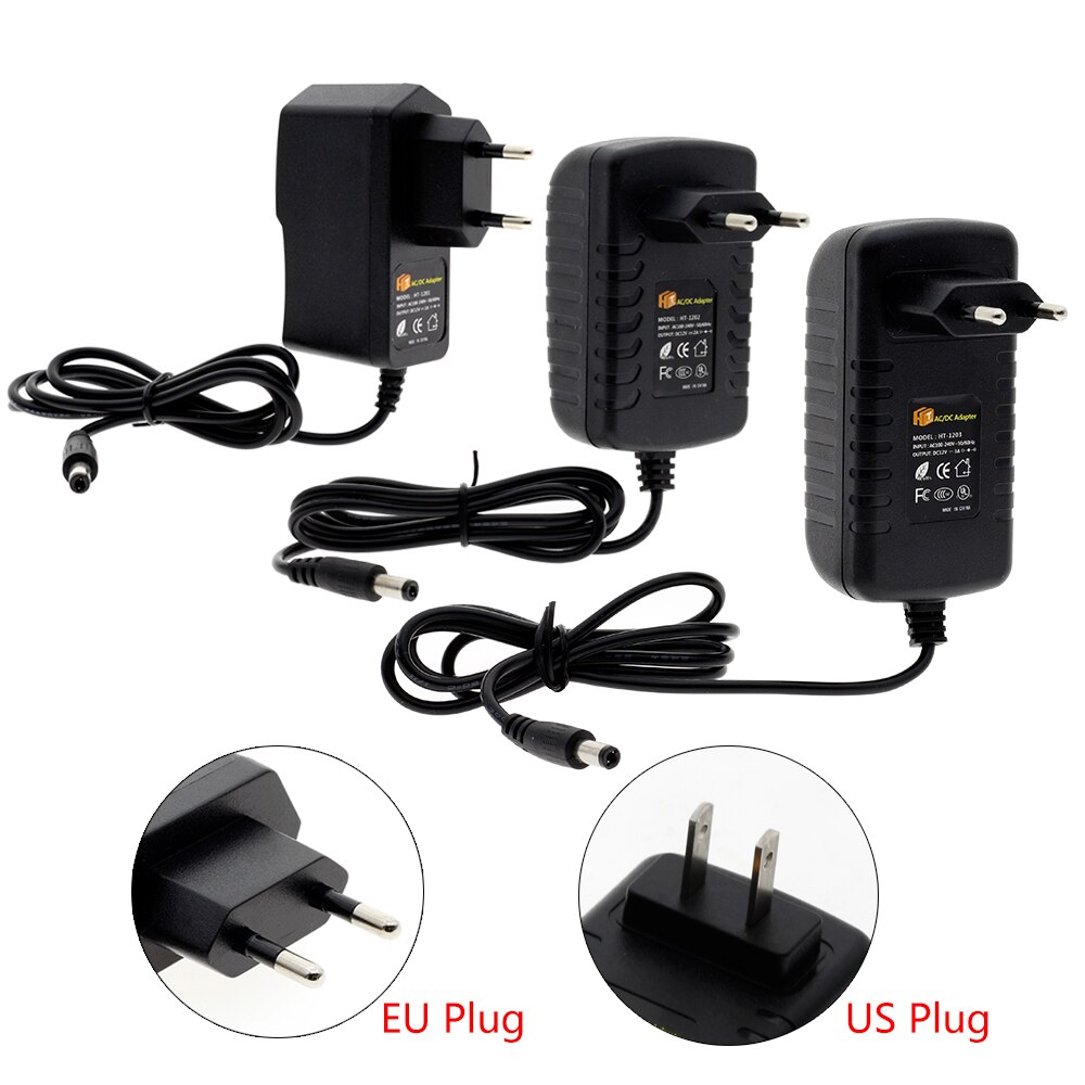 Led Power Adapter AC110V 220V Naar DC12V 24V Verlichting Transformator 1A 2A 3A 5A 6A 8A 10A Met eu/Us Plug Voor Led Strip
