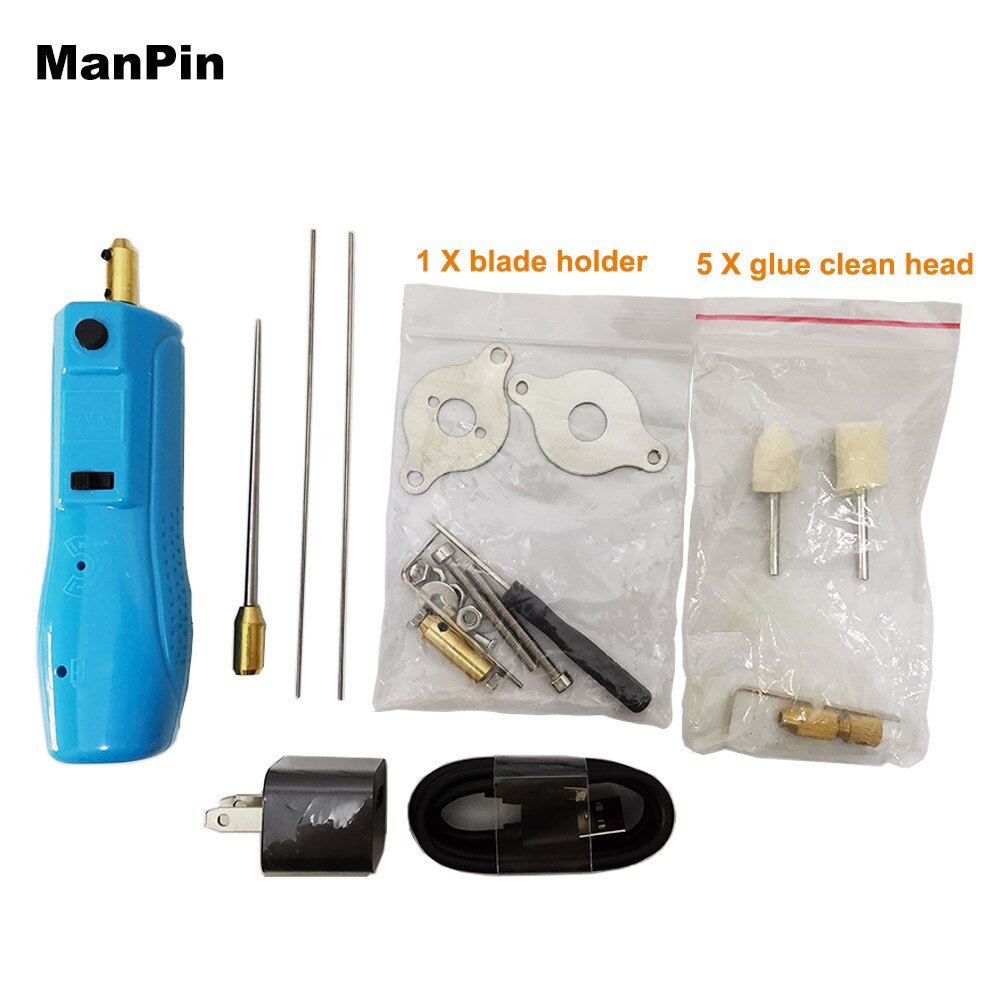 CJ7 + Multifunctionele Lcd-scherm Lijm Cleaning Tools Mobiele Telefoon Bezel Frame Snijden Verwijderen Aparte Ingebouwde Lithium Batterij: set B