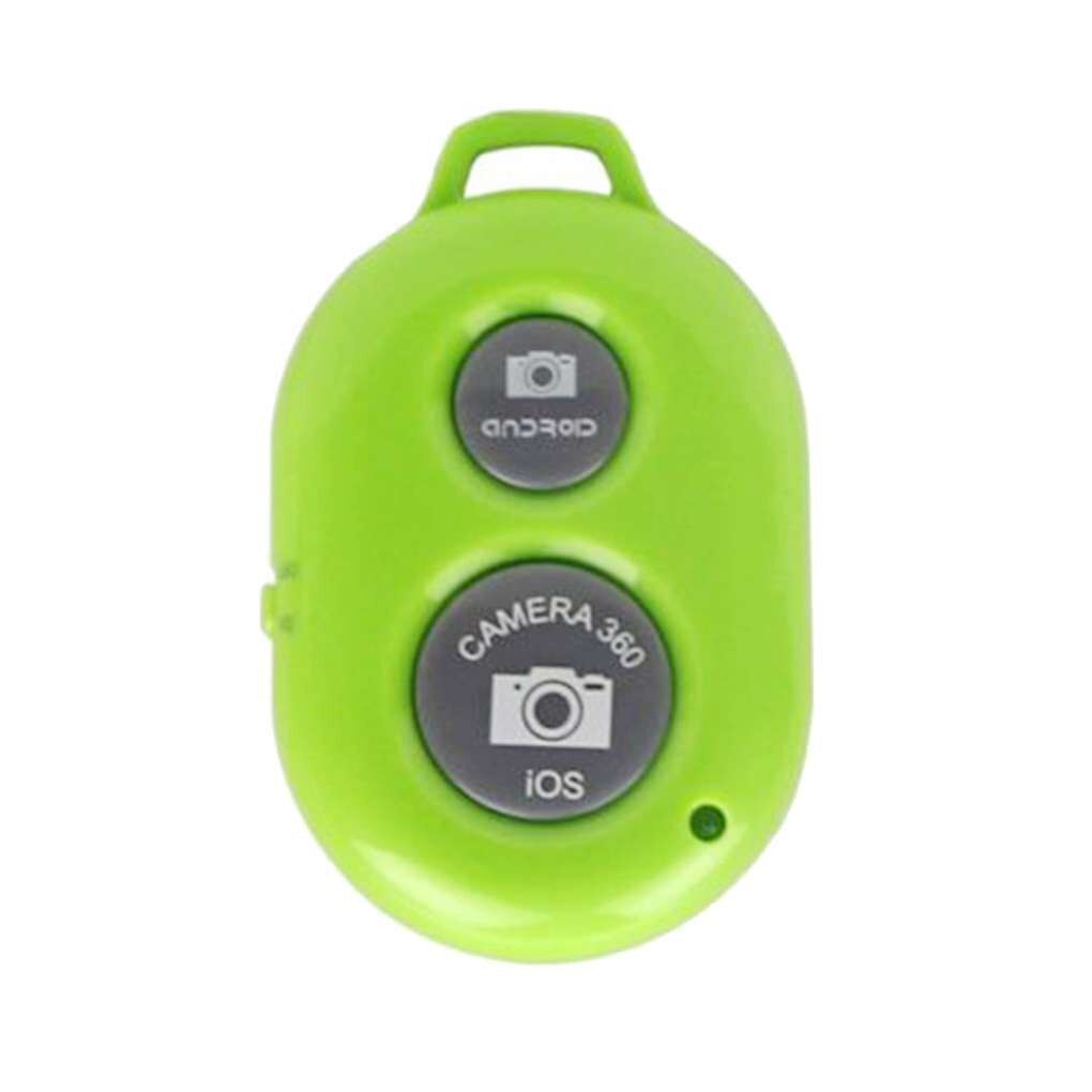 Bluetooth Phone Self Timer Selfie Stick Shutter Button Release Smart Phone Wireless Remote Control: green