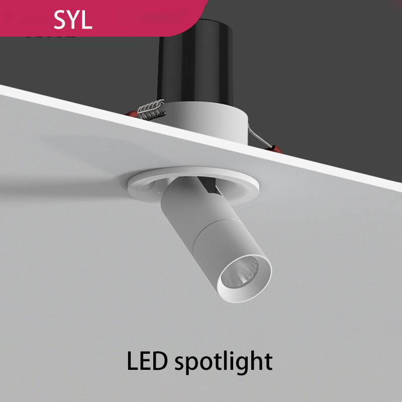 Led Spots Verstelbare Hoek Stretching Spot Licht Mini Kleine Ronde Inbouw Plafondlamp 5W 7W Foco Voor Woonkamer Huis