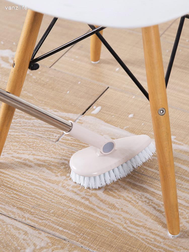 vanzlife Haushalt Badezimmer Langstielbürste Außenbodenfliesen Keramikfliesen zum Scheuerbürste Toilette Schlecht Bodenreinigungsbürste