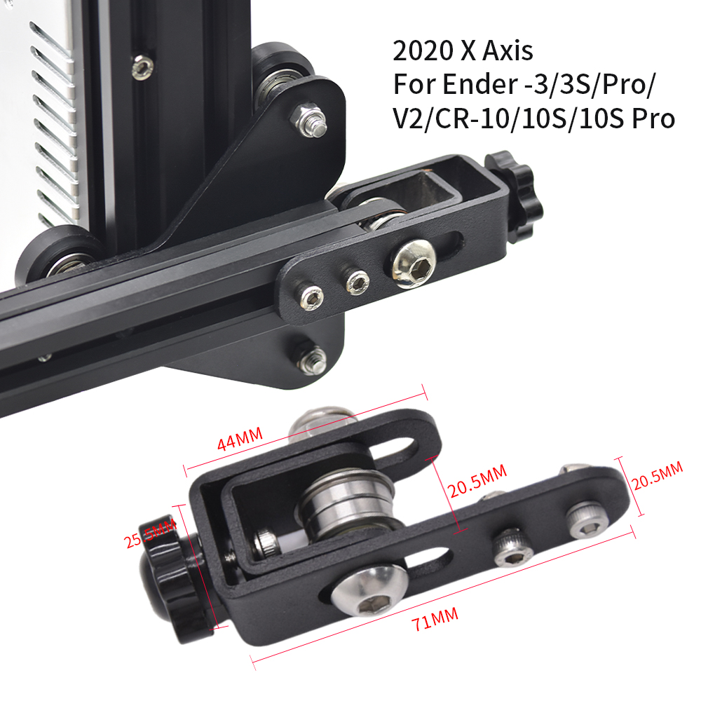 Tensor de correa serie Ender 3 CR10, perfil , eje X 2040 4040, eje Y, correa síncrona de sincronización, tensión de estiramiento, pieza de impresora 3D