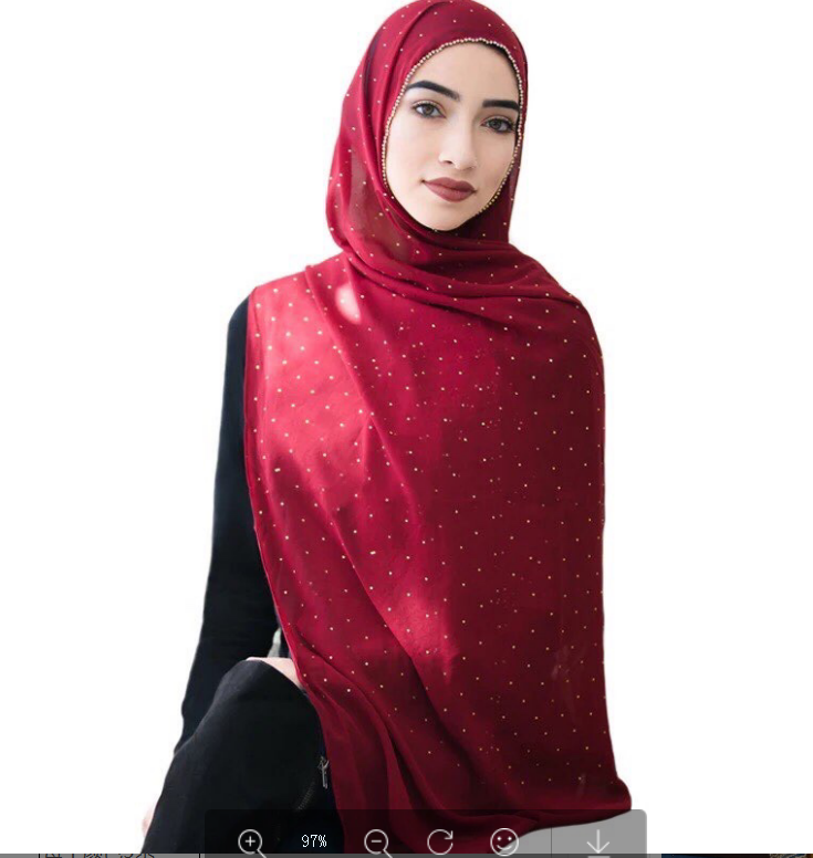 Yiwu usine femme musulmane en mousseline de soie chaude turquie arabe froissé hijab écharpe