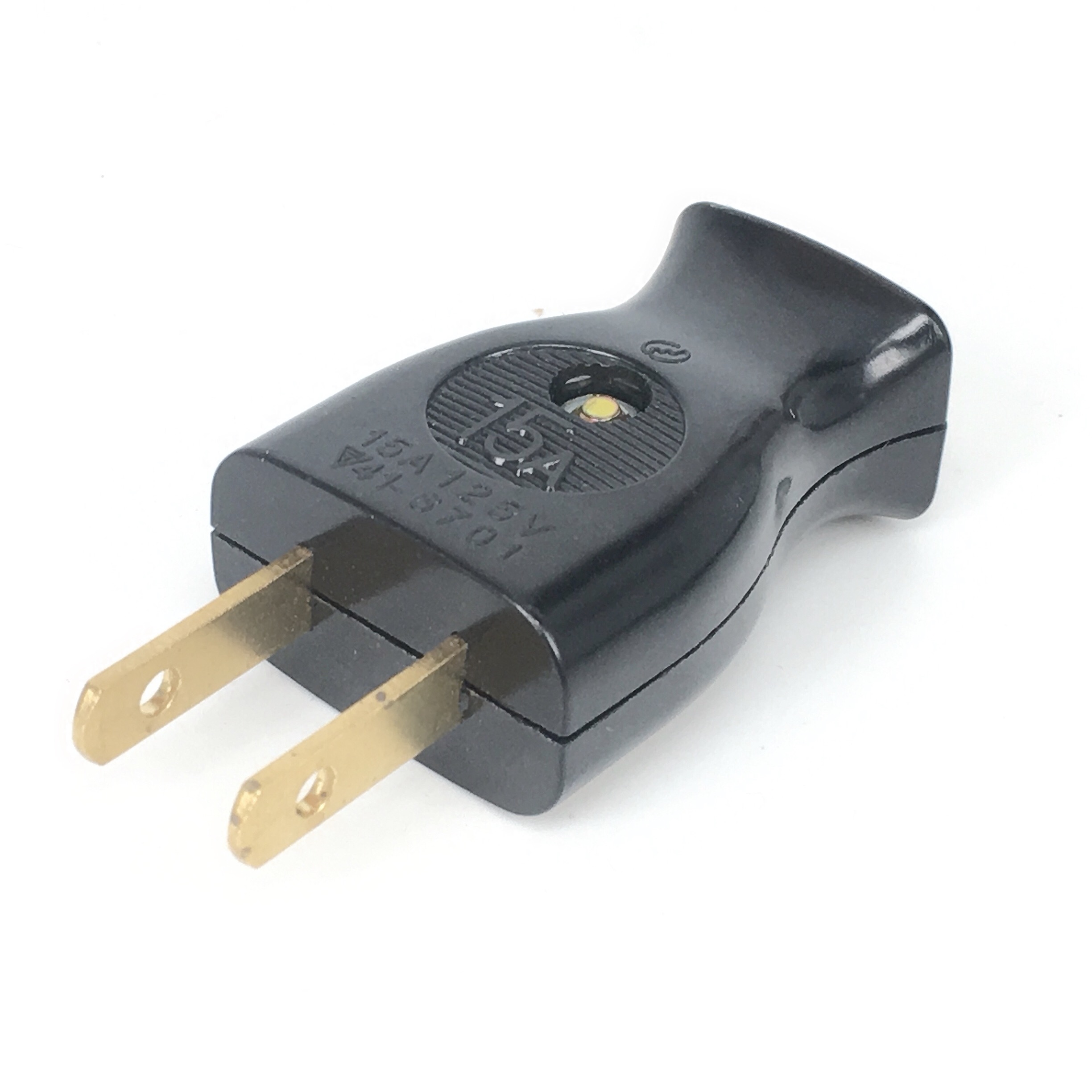 America 2 Pole 15A Male US Wiring Plug Adapter Female Socket Type A Power Strip Connector Japan Rewirable Cable Convert Plug: Black Male