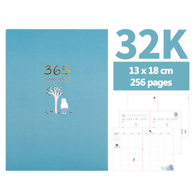 Bookkeeping Small Fresh Mini Learning Notebook Student Diary Learning Office Supplies Waterproof: 04