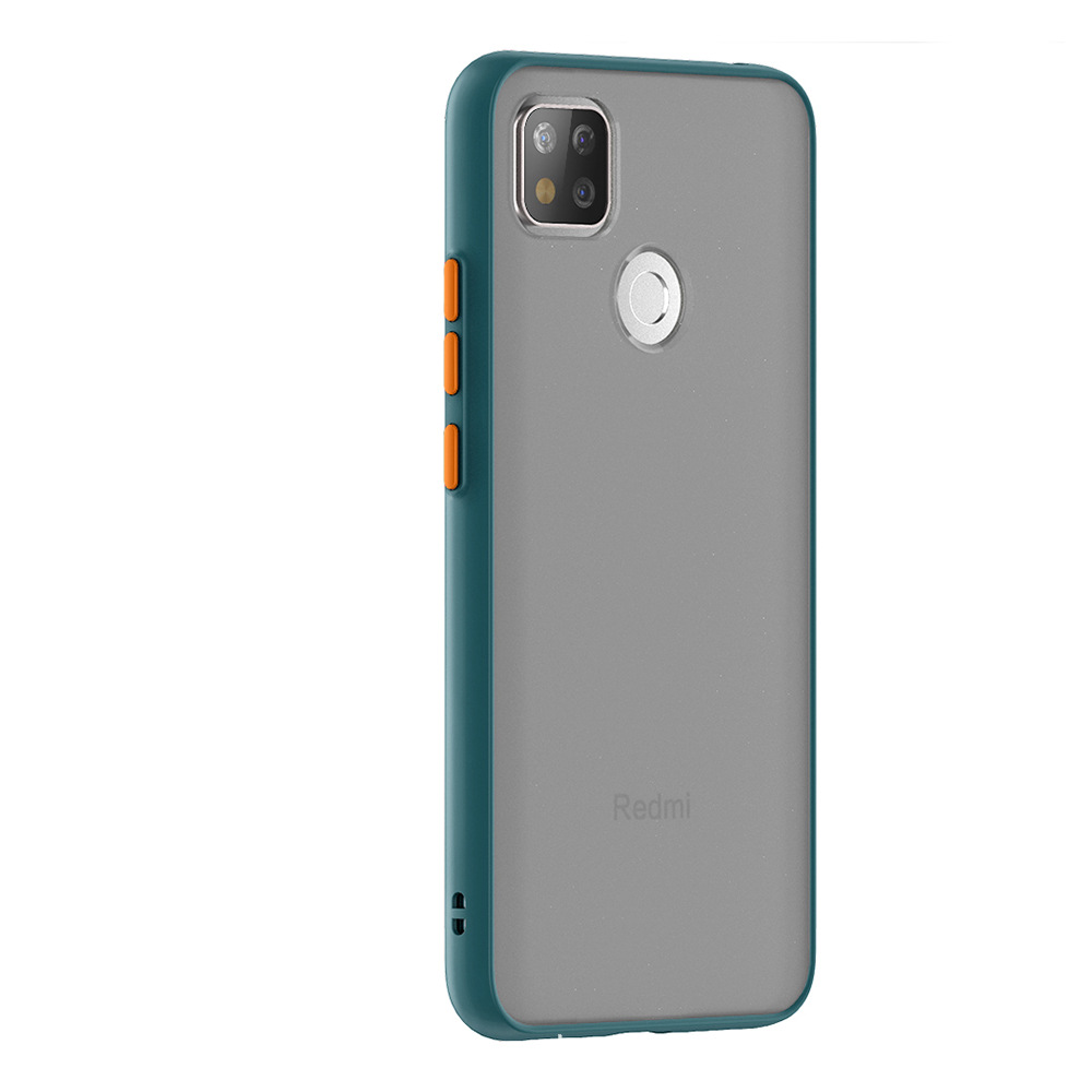 Silikonhülle für xiaomi redmi 9c , schutzhülle aus gummi, nfc-schutzhülle für redmi 9c: Aluminium / Armeegrün
