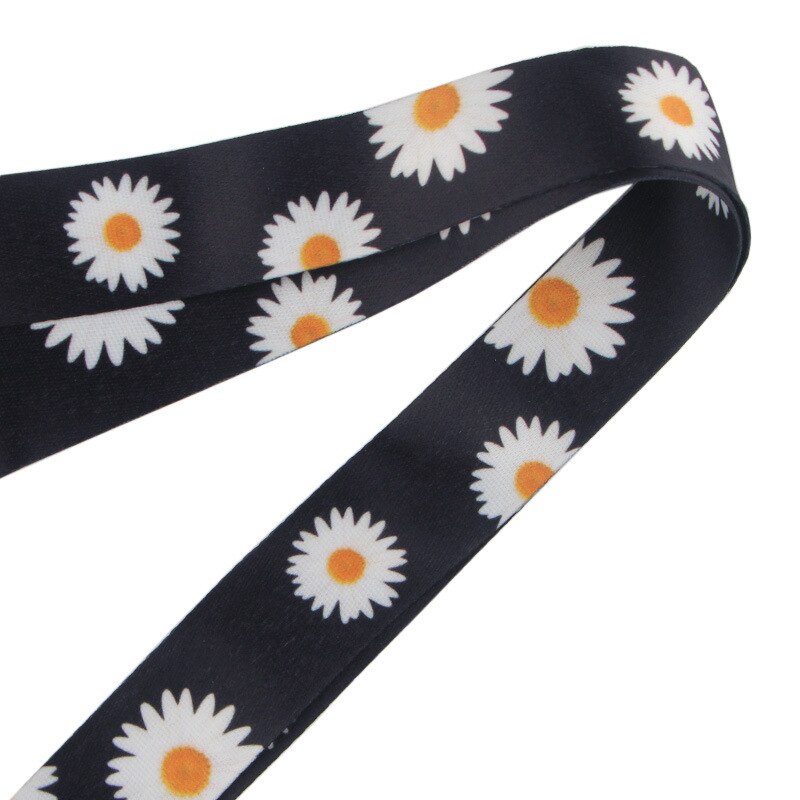 Daisy Neck Strap Sleutelhanger Lanyard Voor Sleutels Id-kaart Badge Houder Diy Hang Touw Nekband Keycord Singels Lint