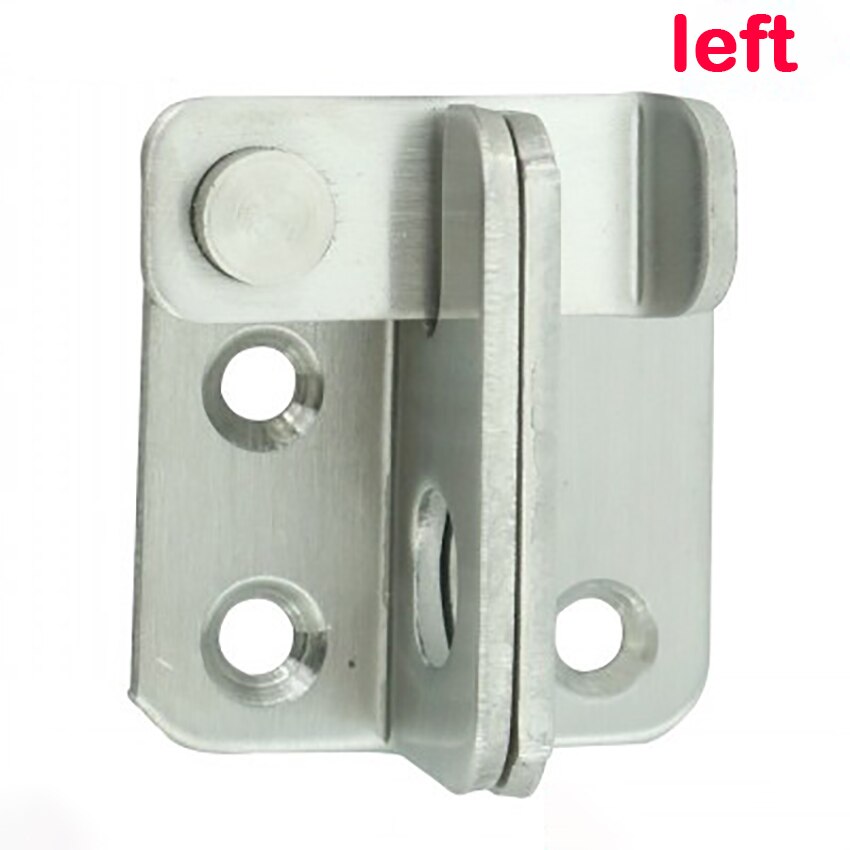 Guard Latch Bolt Sliding Door Lock Handle Stainless Steel Door Latches Home Safety Buckle Door Lock Accessories: left