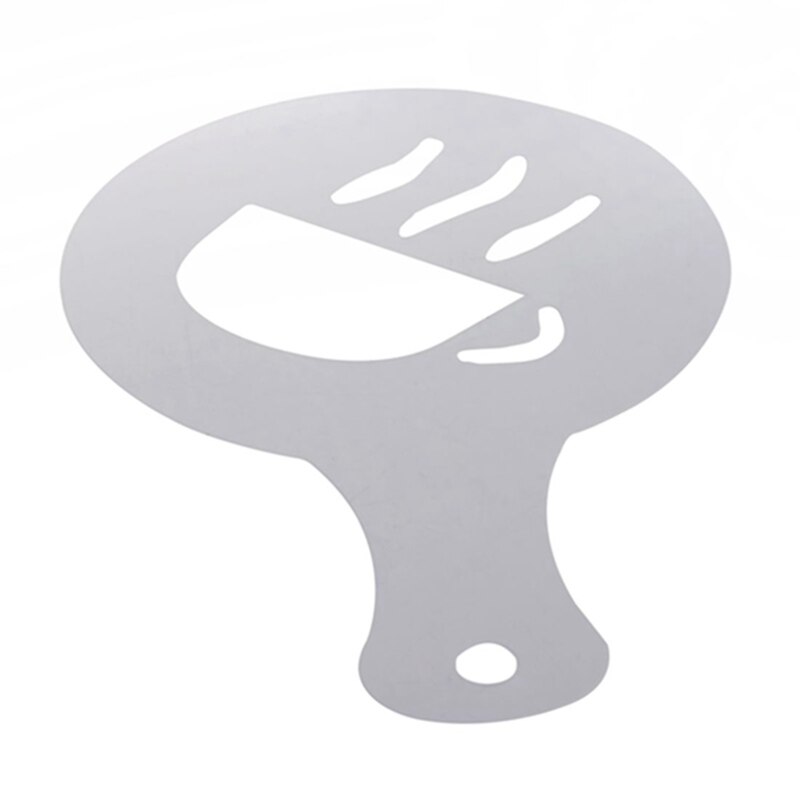 16 stuks nw cappuccino koffie sjablonen sjabloon strooipad stoffer spray: Default Title