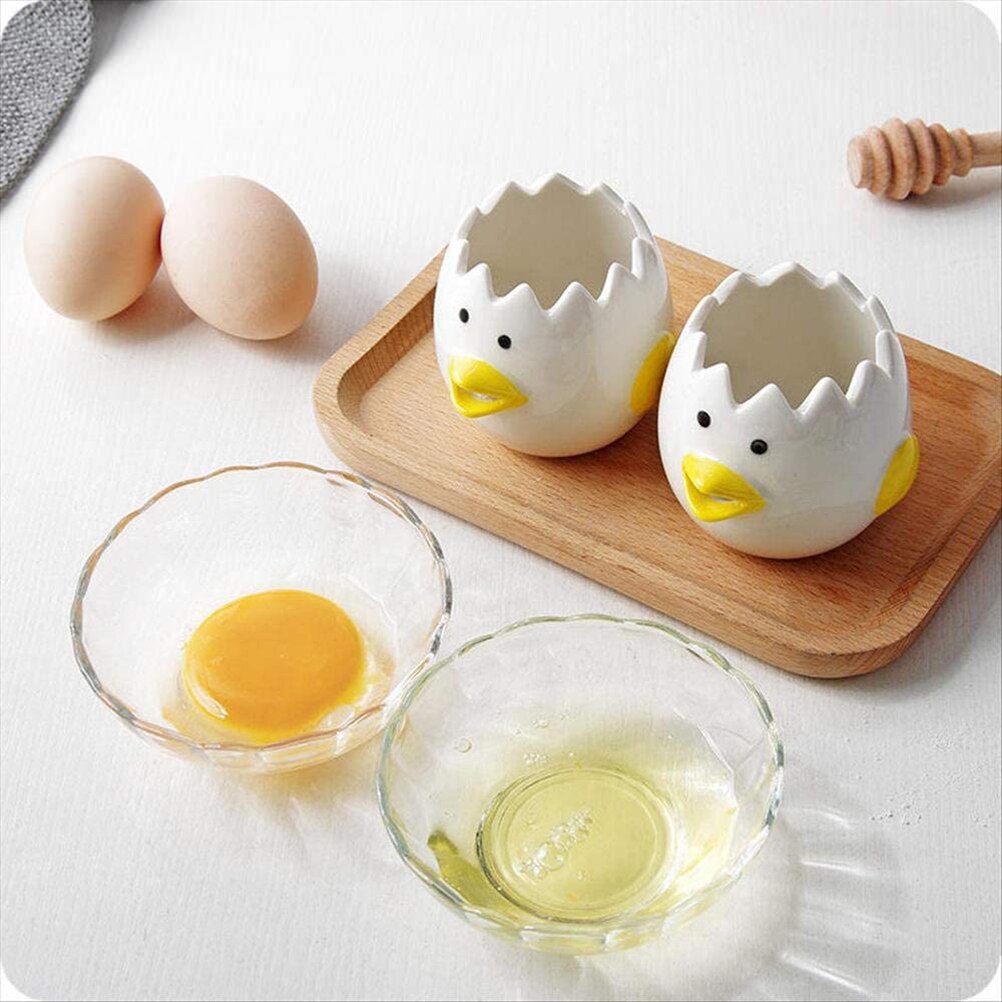 1 PCS Ceramic Egg Separator Chick Shape Egg Yolk Separator Kitchen Gadgets For Kitchen DIY Tool