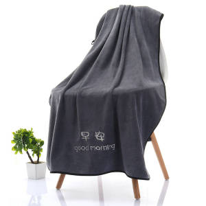 Oversize Bamboo Charcoal Coral Velvet Bath Towel For Adult Soft Absorbent Microfiber Fabric Towel Household Bathroom Towel Sets: D
