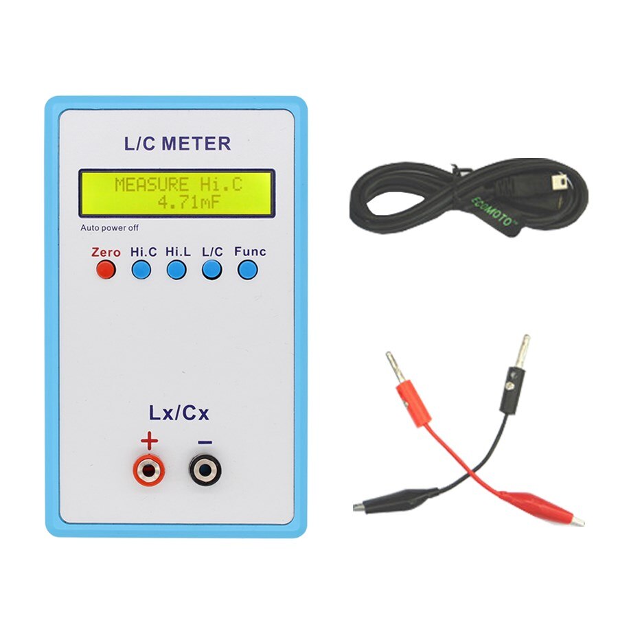 LC-200A Hoge Precisie Inductantie Capaciteit Meter Lc Digitale Brug Tester Handheld Meetinstrument