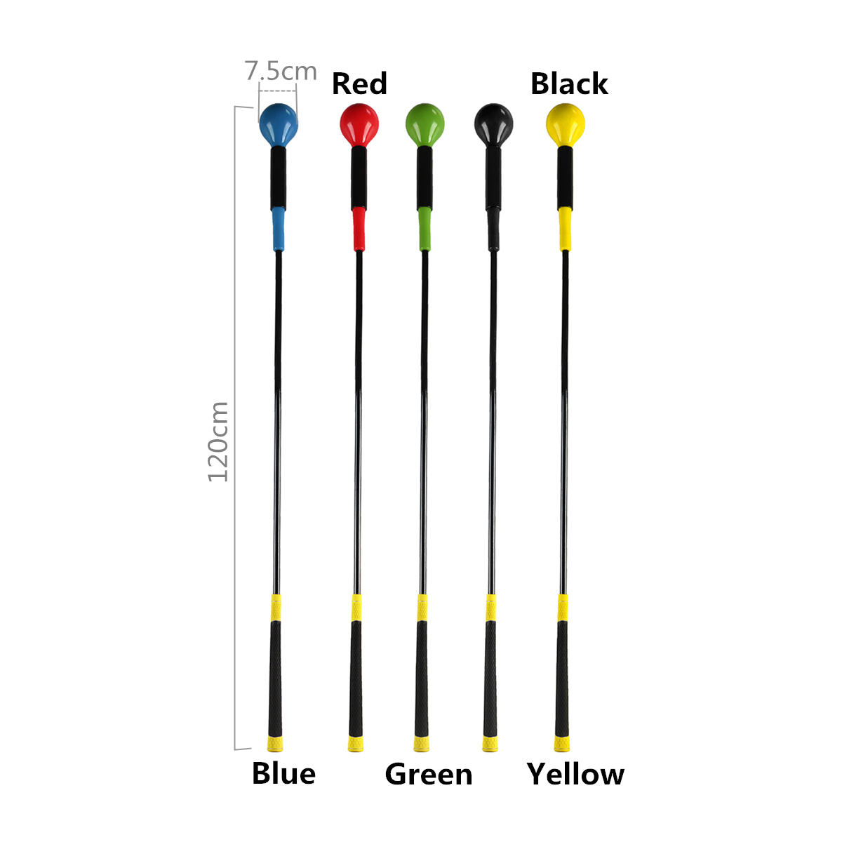 120cm Golf Practice Swing Aids Tool Beginners Auxiliary Training Equipment Swing Exercise Stick Indoor Outdoor Golf Equipment