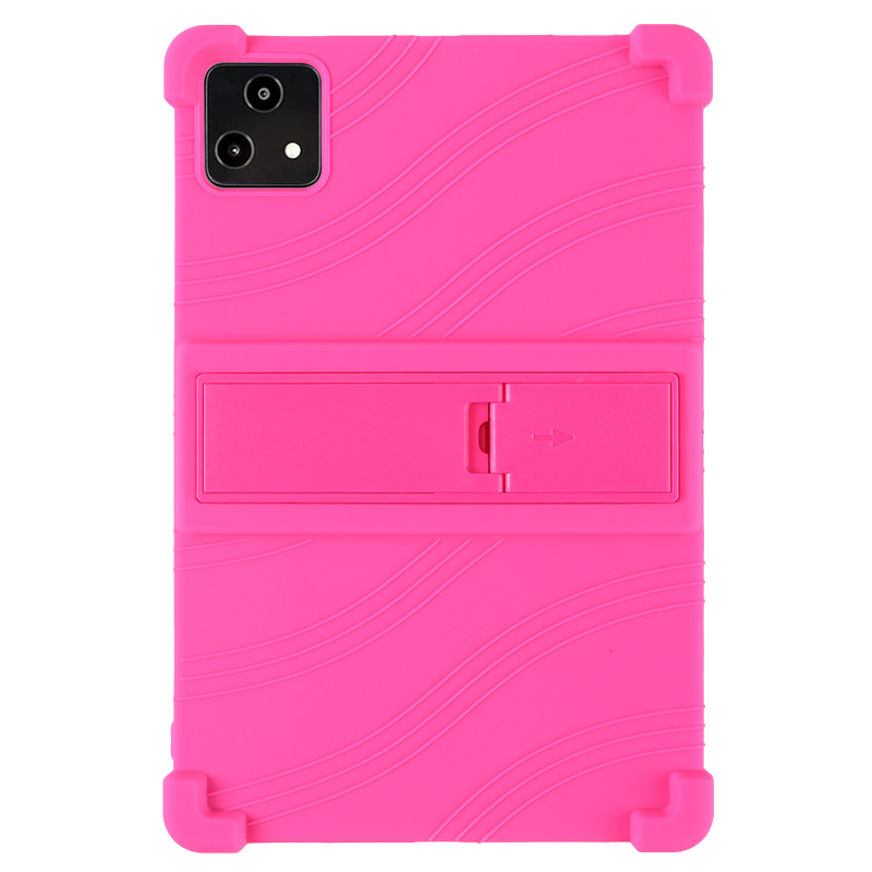 For T-Mobile REVVL TAB 5G Case 10.36Inch resistant silicone protective case Adjustable stand Children's tablet full edge so: Pink