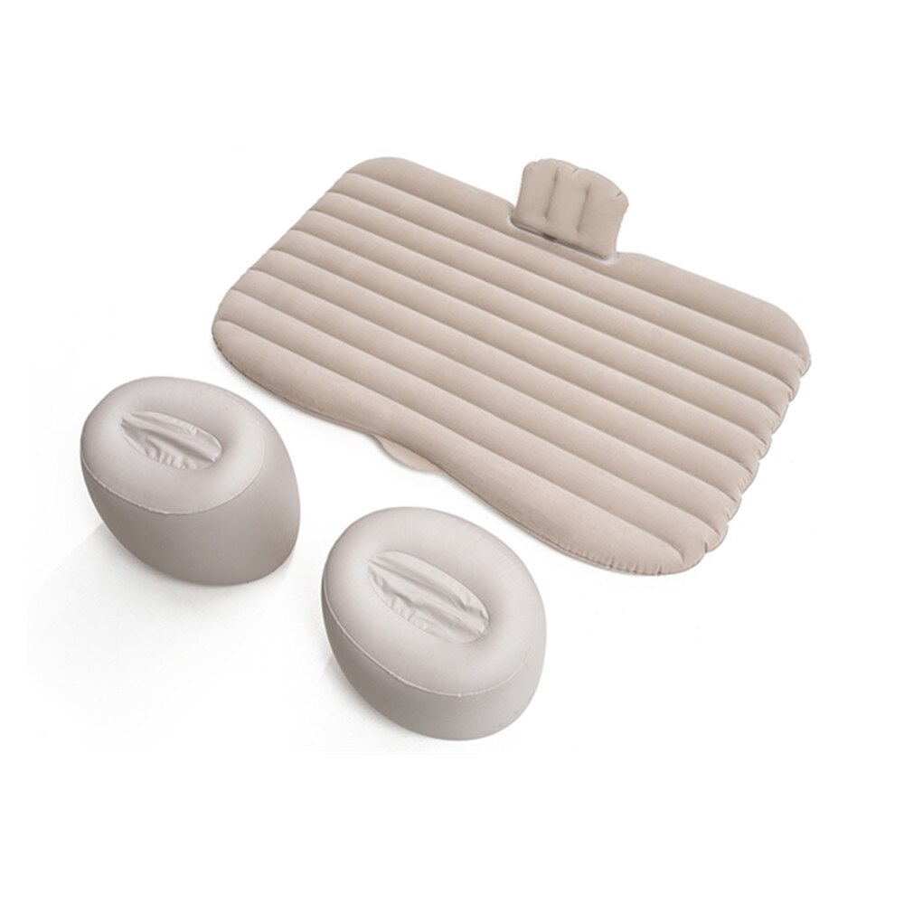 Split flocking car inflatable bed car travel floating bed universal Back seat car cushion outdoor camping sofa