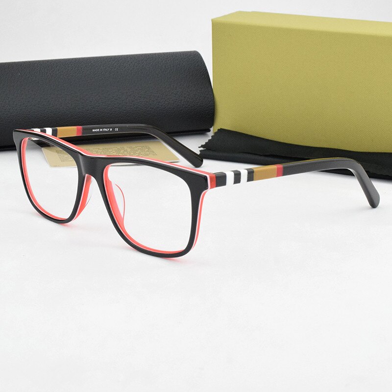 Optische Glazen Frame Vrouwen Computer Bijziendheid Brillen Frames Mode Vierkante Bril Frames Voor Vrouwen BE2209 Nerd: C3