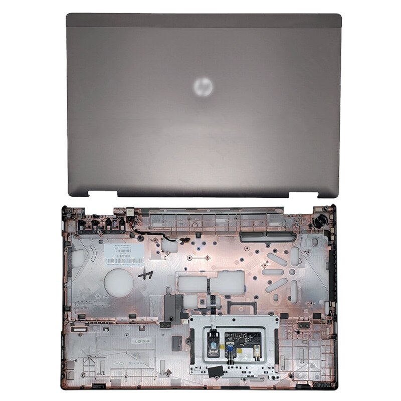 laptop lcd bakdeksel/frontramme/hengsler/håndleddstøtte/bunndeksel til hp probook 6560b 6570b 641202-001 641205-001 644695-001