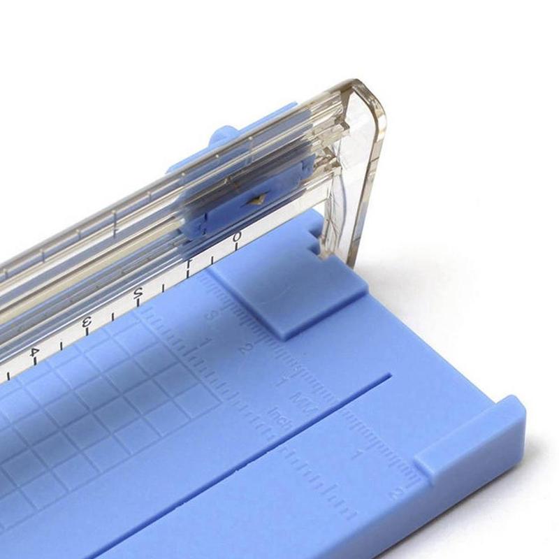 1PC Triple Track Paper Trimmer Blades for Photo Paper Cutter Guillotine Card Trimmer Ruler Home Office Mini Paper Cutter Tools