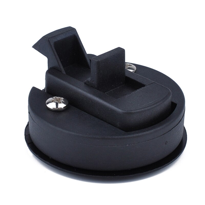 2 pièces noir 2 pouces chasse tirer claquement loquet pour bateau pont trappe 1/4 pouces Style de verrouillage de porte pour RV remorque bateau
