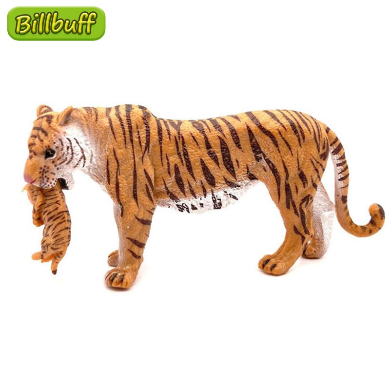 Simulation Wilden Ebene Weiß Tiger Tigerin Männlichen Tiger Modell Aktion-figuren Figuren Sammlung FrüHenne Bildung Spielzeug für freundlicher