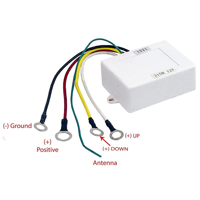 Dual Afstandsbediening-Anker Afstandsbediening Ankerlier Draadloze Boot Zeil Trim Controller