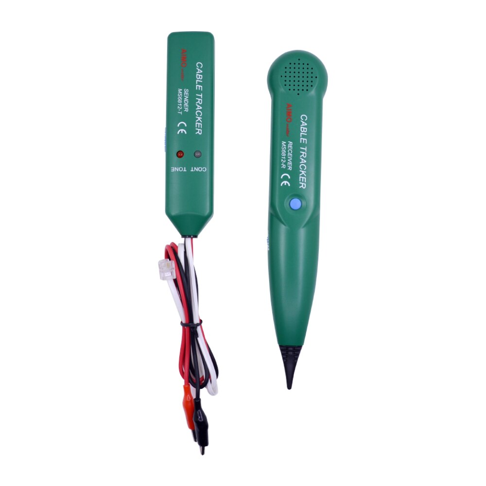 CHIPAL AIMO MS6812 Telephone Wire Tracer Tool Kit LAN Network Cable Tester Line Finder With Pouch For UTP STP Cat5