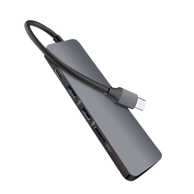 Konwerter typu c na Port gigabit ethernet + koncentrator + hdmi 4k + pd 5- w -1 robić wyświetlania obrazu z projektora tv na komputerze