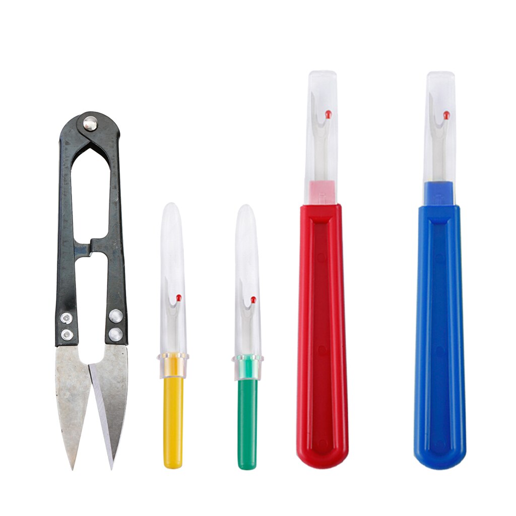 4pcs Seam Handy Ripper With Large Yarn Scissor Stitch Unpicker Cross Stitch Tool For Thread Cutting Sewing Ripper Thread Cutter