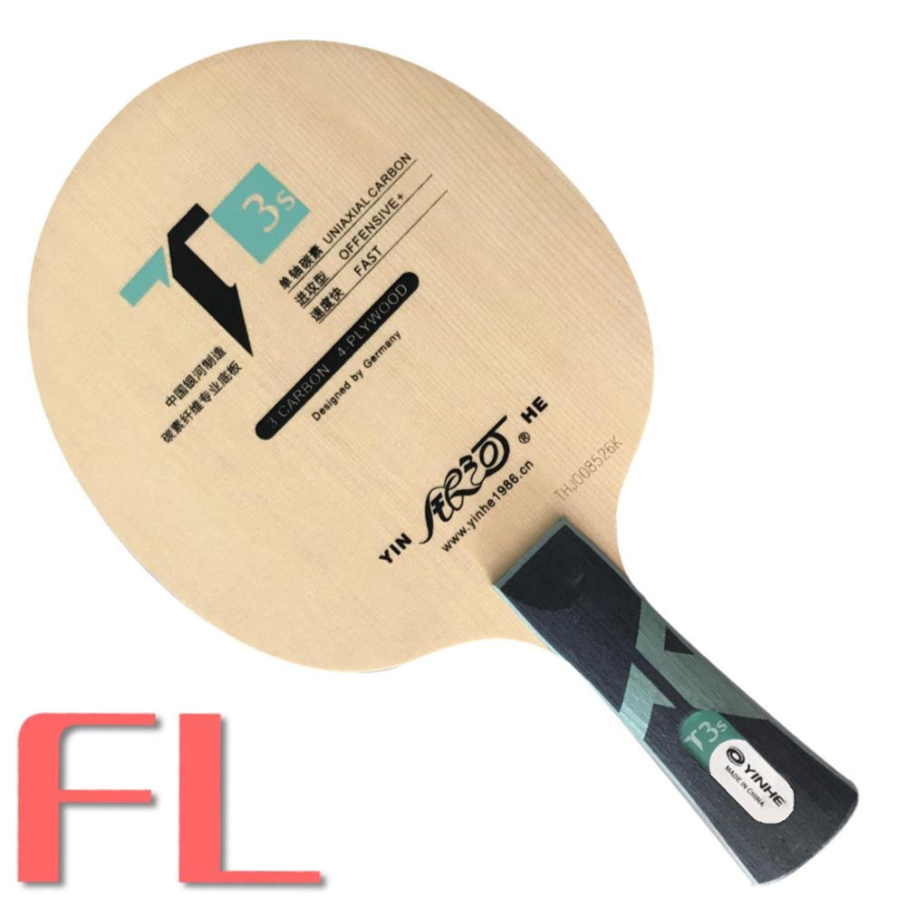 Yinhe T-3s T3s T 3s Table Tennis Ping Pong Blade: FL  long handle