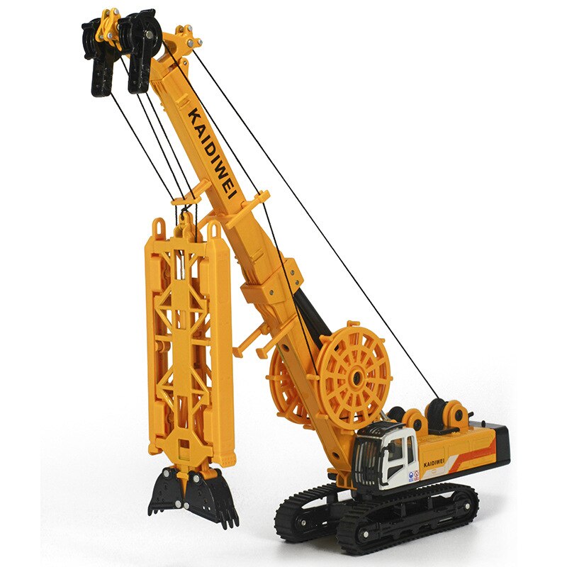 Cadeve Volledig Legering Techniek Voertuig 1: 64 Groovende Machine Roterende Boren Rig Auto Model Speelgoed Auto 62502147