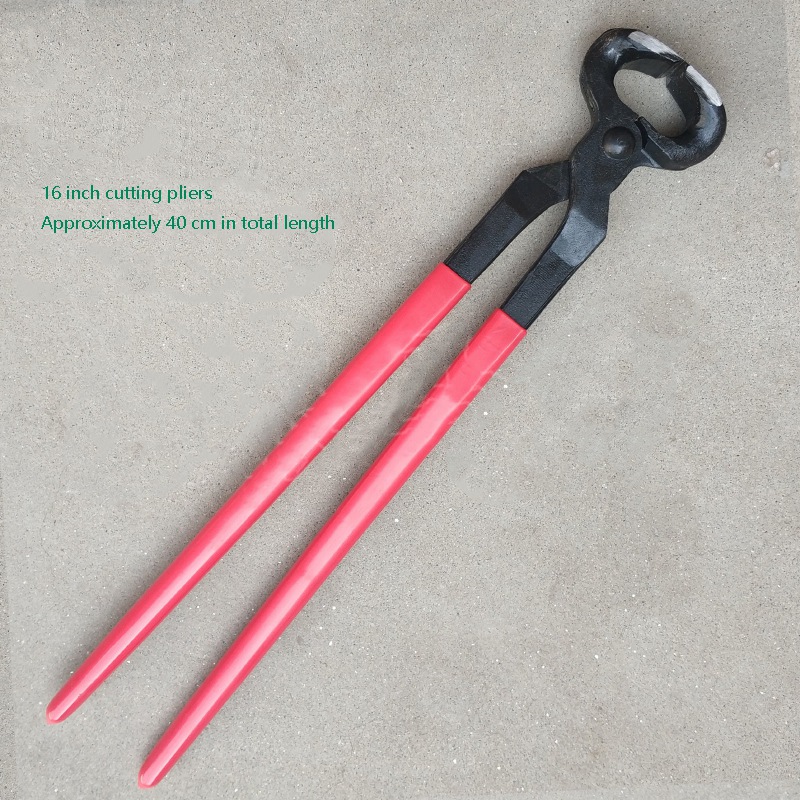 Pince à sabot de cheval de 16 pouces Farrier, coupe-ongle de cheval, pince à ongles de cheval, fournitures cavalier, outil de Farrier de cheval