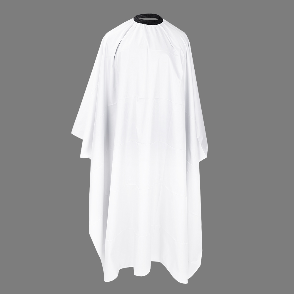 Hair Salon Capes With Adjustable Neckline Waterproof Hairdressing Styling Hair Cutting Nylon Cape For Barber Hairdressers: GRAY