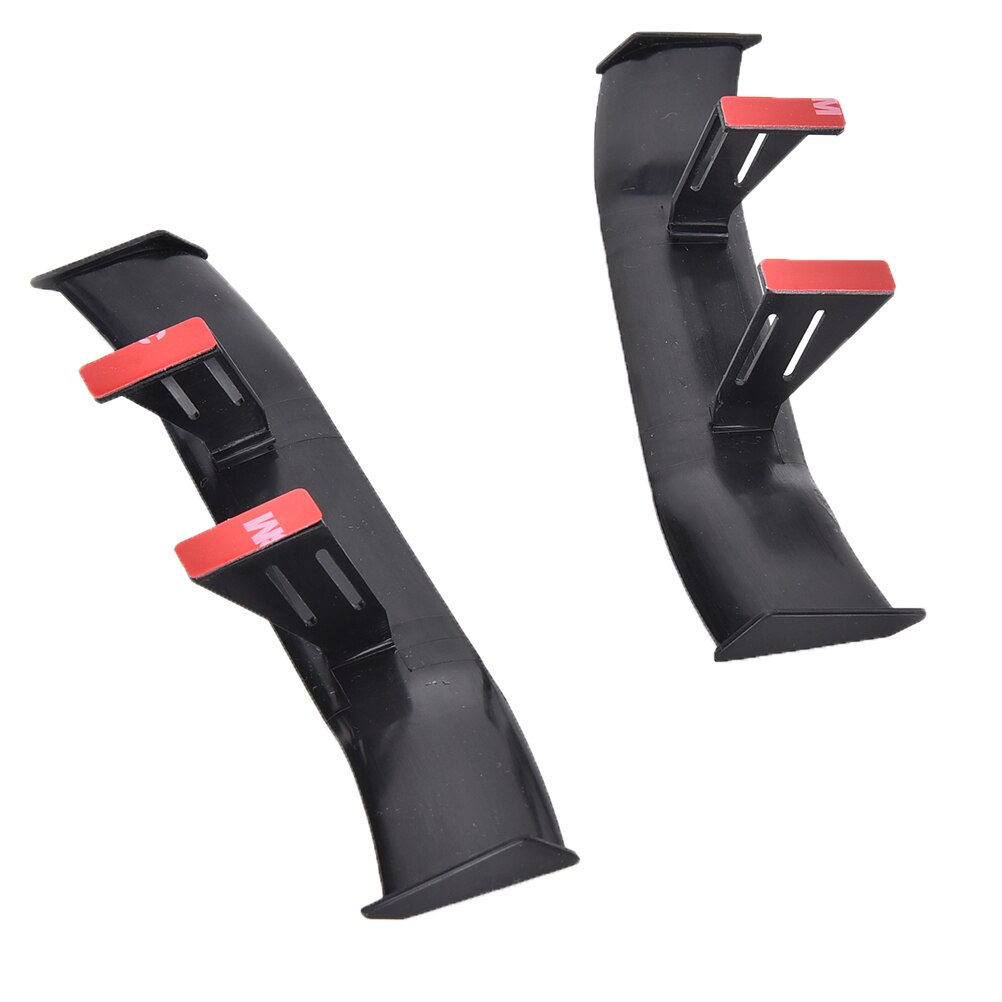 1 stuks mini universele spoilervleugel voor alle auto's spoilervleugel koolstofvezel auto staartdecoratie zwarte kleur
