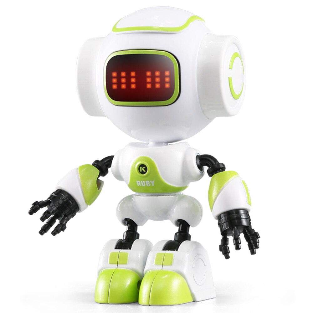 Intelligente Vroege Onderwijs Kinderen Rc Robot Touch Control Smart Mini Legering Robots Speelgoed Voor Jongens Meisjes Met Led licht