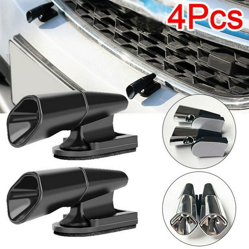 4 Silbatos de advertencia ultrasónicos de ciervos para coche, repelente de animales, dispositivo de alerta de seguridad automático