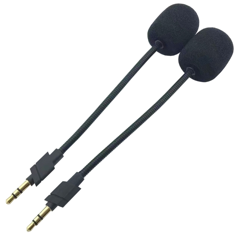 3.5mm Detachable Microphone For Logitech G733 Lightspeed Gaming Headset Accessories Replacements 360° Bendable Mics