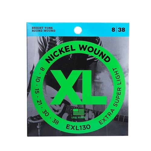 Acoustic Guitar String One Set Of 6 Strings Bronze Material Full Bright Tone Extra Light Gauge Electric Guitar Strings sets: EXL130