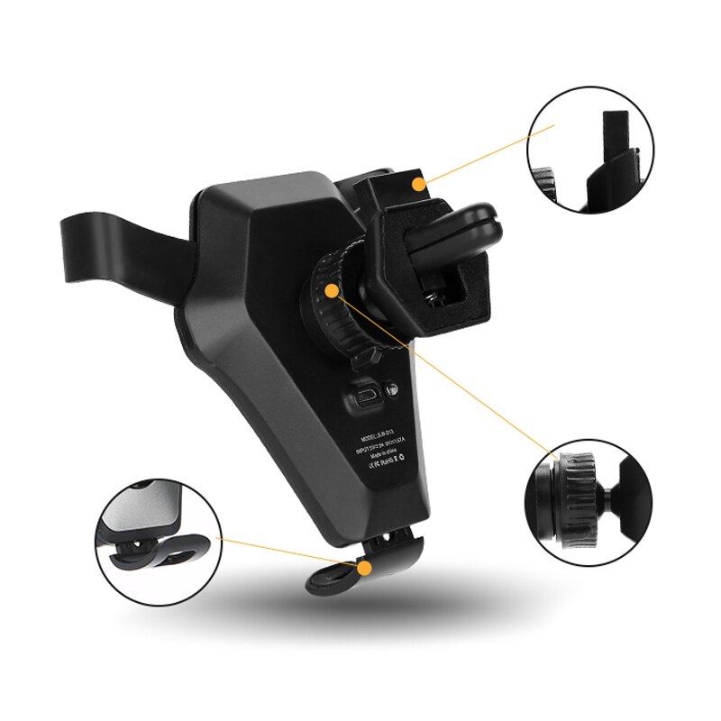 En rask qi trådløs / Brygge / stikkontakt / sugelader til iphone  x 8 pluss bil trådløs frakt til Merk 8 s9 til xiaomi blande 2s p20 pro
