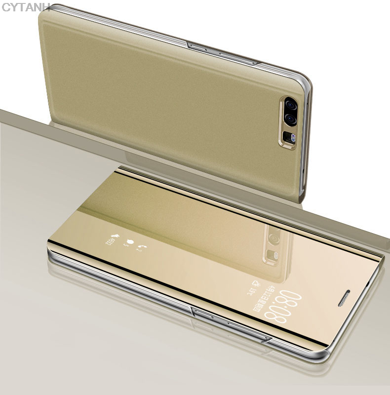 Voor Xiaomi 11T Pro Beugel Shockproof Shell Cover Xiami 11Tpro Mi11t T11 Pro Boek Flip Smart Slaap Spiegel cytanh Case Fundas: For Xiaomi 11T Pro / Goud