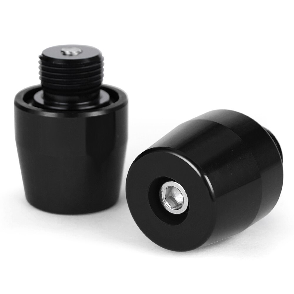 Manopole per contrappeso manubrio moto estremità per Benelli leoncino 500 leoncinoX BN600 BN302 TNT300 TNT600 tappo tappo manubrio: nero