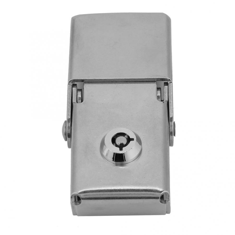 code lock Metal Stainless Steel Toggle Latch Safety Catch Key Lock Hasp Spring Loaded smart door lock