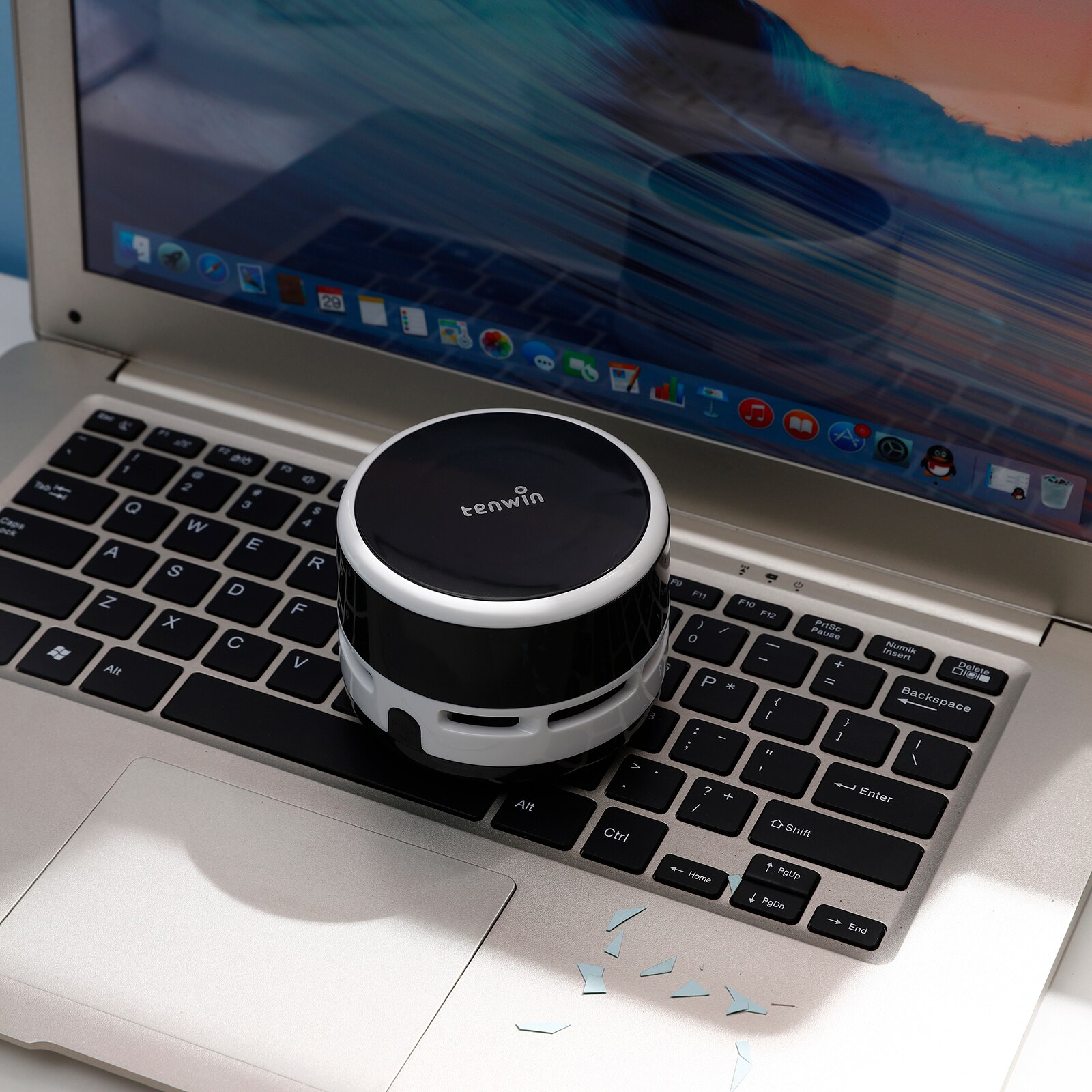 Mini støvsuger kontor desk støv hjemmebord fejemaskine desktop renere