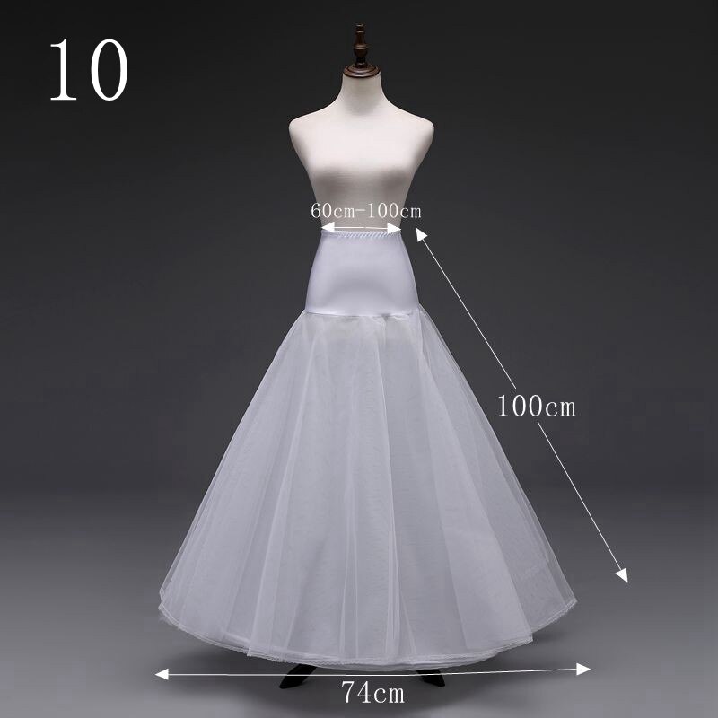 Bgw op voorraad crinoline petticoat bruidsrok alle stijlen tutu hoepel onderrok bruids petticoats rockabilly: 10