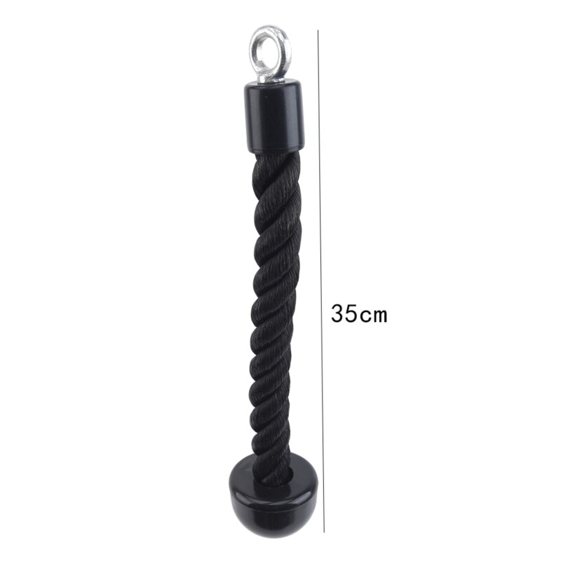 Tricep Rope Abdominal Crunches Cable Pull Down Laterals Biceps Muscle Training Fitness Body Building Gym Pull Rope